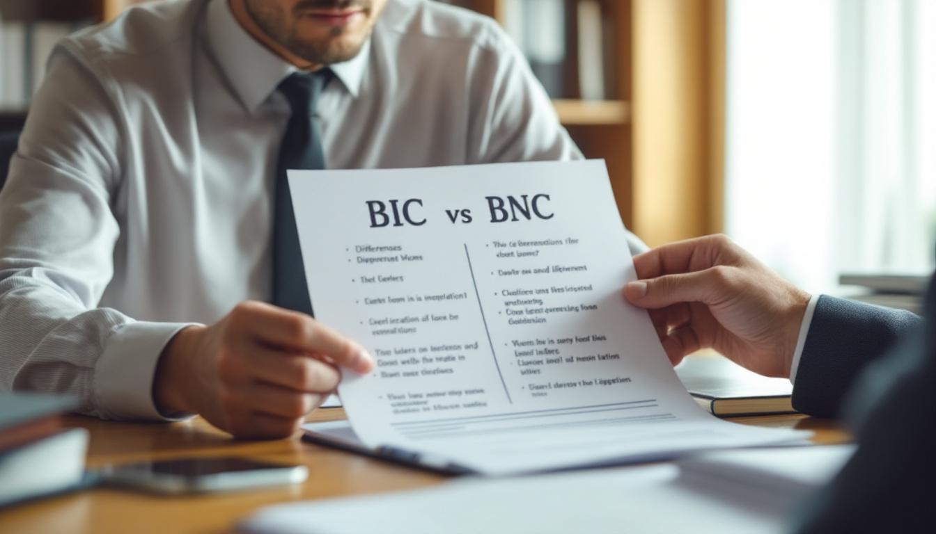 Choisir entre BIC ou BNC selon votre statut professionnel