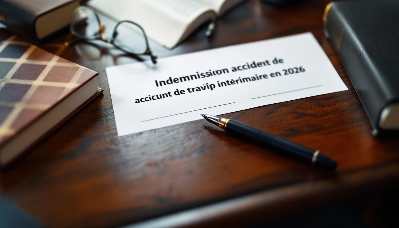 Indemnisation accident de travail intérimaire en 2026